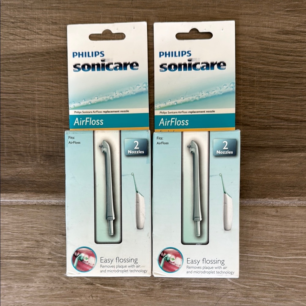 New Philips Sonicare AirFloss Nozzles lot of 2 packages
